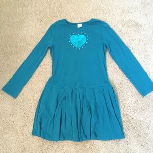 Gymboree Long Sleeve Turquoise Dress